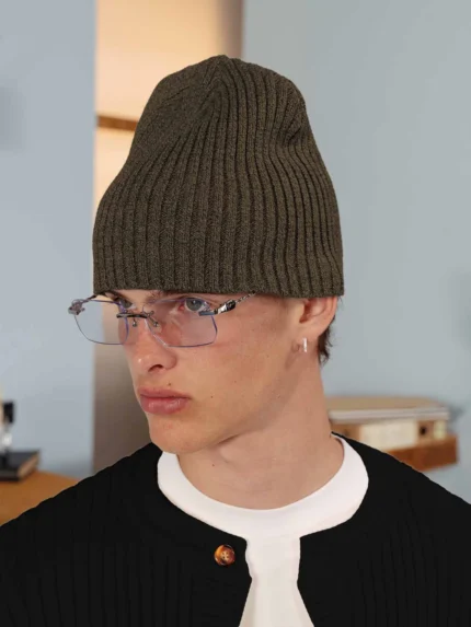 Ffected Basement Ribbed Beanie g