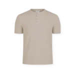 SLIM RIB HENLEY T