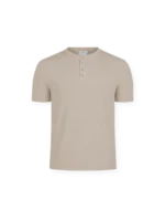 SLIM RIB HENLEY T