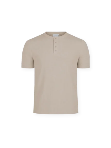 SLIM RIB HENLEY T