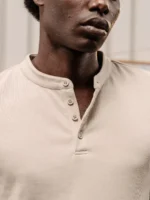 SLIM RIB HENLEY T g
